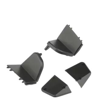 Набор декоративных крышек на лучи для Hubsan H117S Zino черные - ZINO000-64