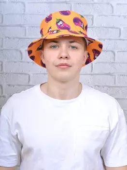 Панама цветная (Бананы-оранжевый)