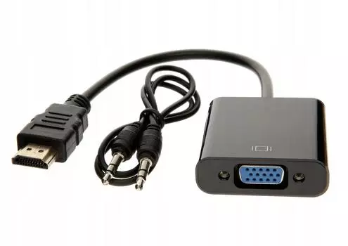 Переходник HDMI - VGA с аудио выходом DGMedia AT1014
