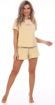 Пижама женская Деликатность бежевый (46)