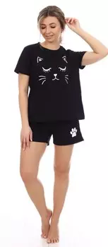 Пижама женская СК-45 (Черный, 52)