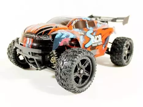 Р/У трагги Remo Hobby S-EVOR Brushless 4WD 2.4G 1/16 RTR + Li-Po и З/У (Красный)