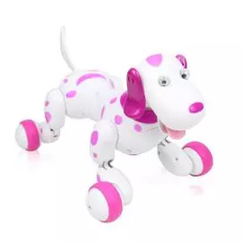 Радиоуправляемая робот-собака HappyCow Smart Dog - 777-338 (Розовая)