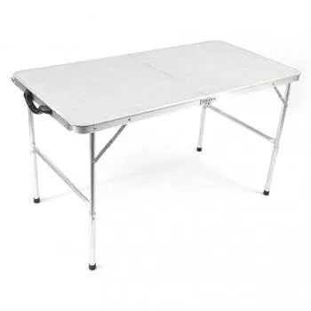 Стол складной влагозащищенный стальной 60x120x67 см - TABS-03 (белый)