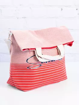 Сумка пляжная с ручкой Summer (Красный)