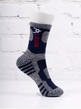 Женские термоноски Аляска, размер 37-41 (1 пара) (Синий, 37-41)