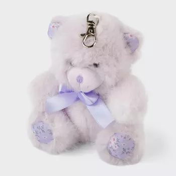 Брелок «Мишка Флер» (сиреневый)