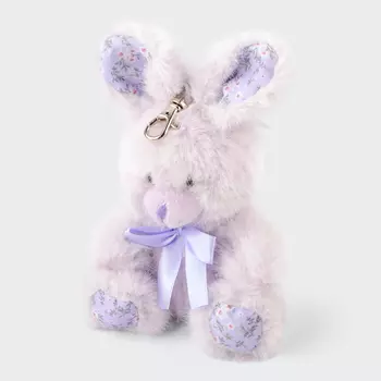 Брелок «Зайка Флер» (сиреневый)