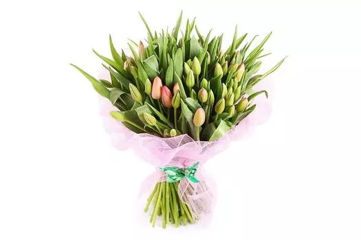 Букет 101 королевский тюльпан