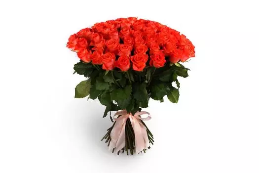 Букет 101 роза Вау