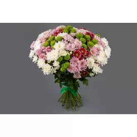 Букет 31 кустовая хризантема + Десерт в ПОДАРОК!