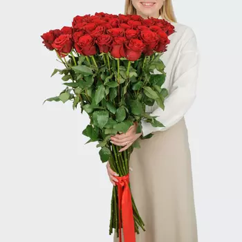 Букет 35 роз Высокие чувства