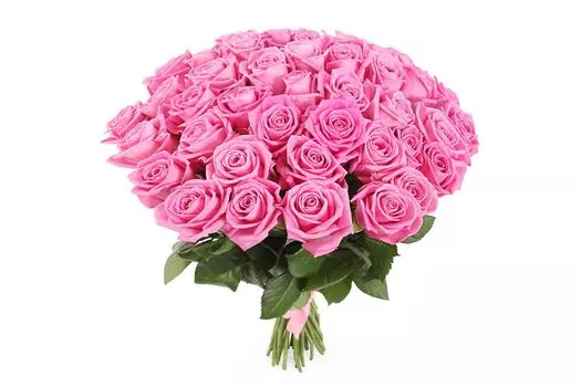 Букет 41 роза Аква