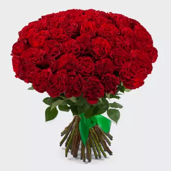 Букет 51 роз Хартс (Эквадор), 60 см