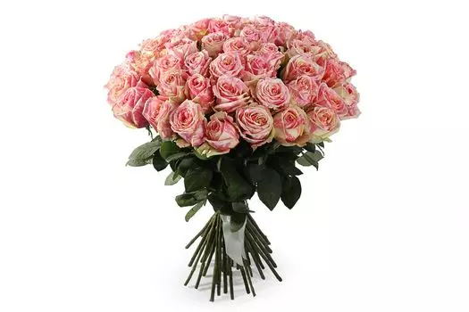 Букет 51 роза Фиеста