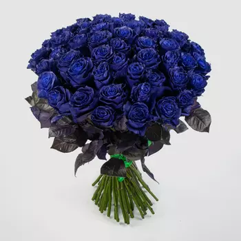 Букет 51 роза Синее озеро