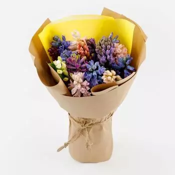 Букет гиацинтов Весенний ветер (15 шт)