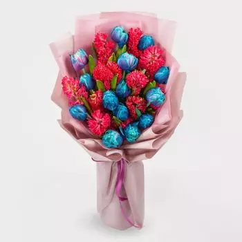 Букет Голубые вспышки