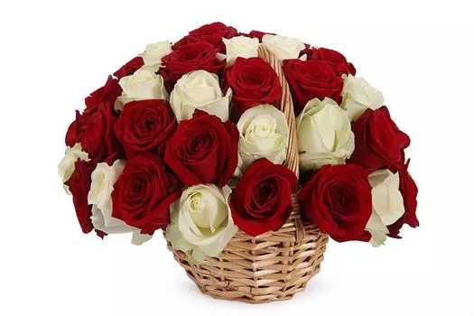 Букет Искренность души в корзине