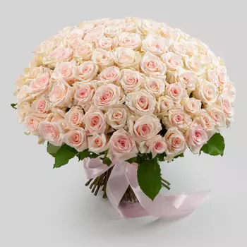 Букет из 101 розы Небесные чувства