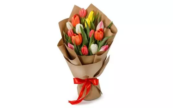 Букет из 15 тюльпанов Апрель