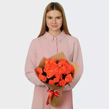 Букет из 19 роз Весенняя игра