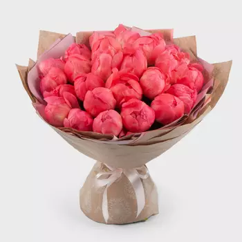 Букет из 25 пионов Летний сон