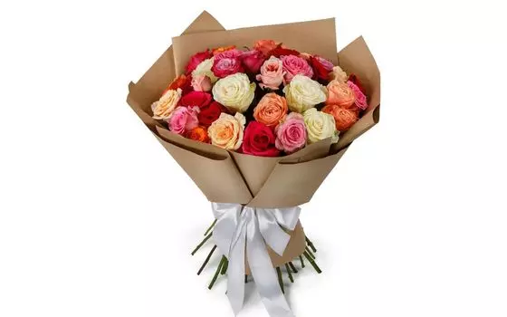 Букет из 35 роз Аморе мио