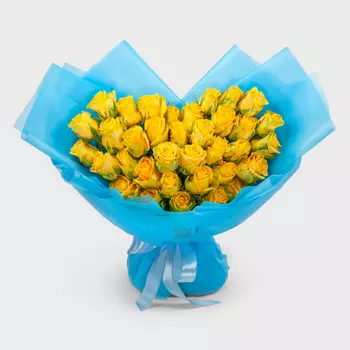 Букет из 35 роз Сияние солнца