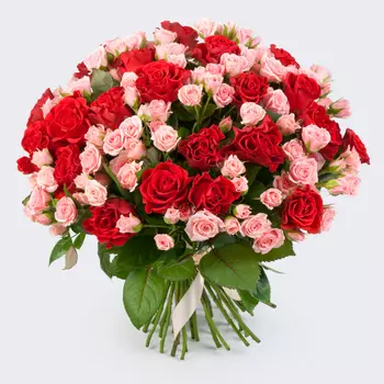 Букет из 51 розы Любовный напиток