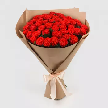 Букет из 51 розы Одной тебе