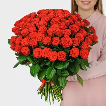 Букет из 75 розы Эль Торо