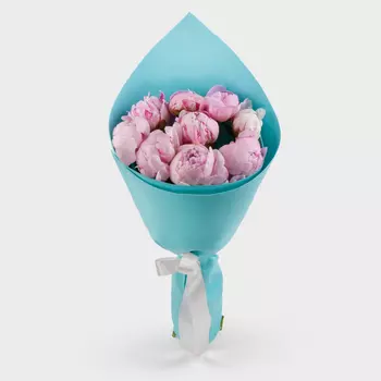 Букет из 9 пионов Светлые чувства