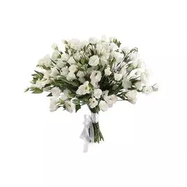 Букет из эустомы Простые сложности (увеличенный) + Десерт в ПОДАРОК!