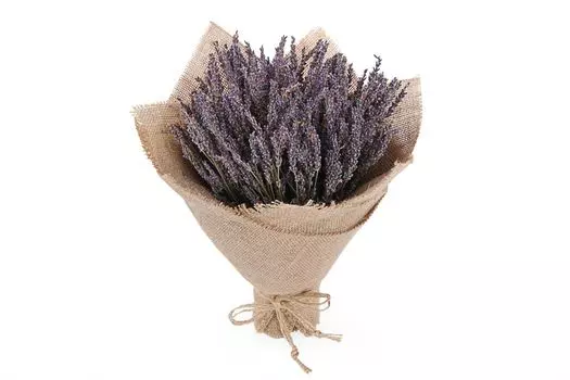 Букет из лаванды Аромат Прованса в мешковине