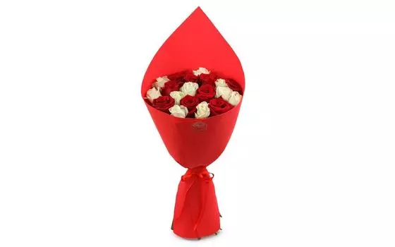 Букет из роз Арлекино (макси)