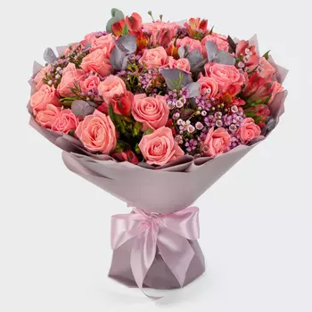 Букет Коралловые бусы