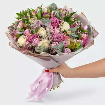 Букет Розовая туманность