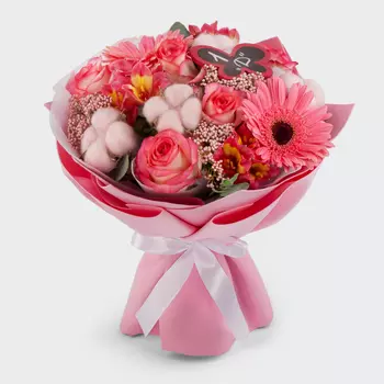 Букет Розовый калейдоскоп