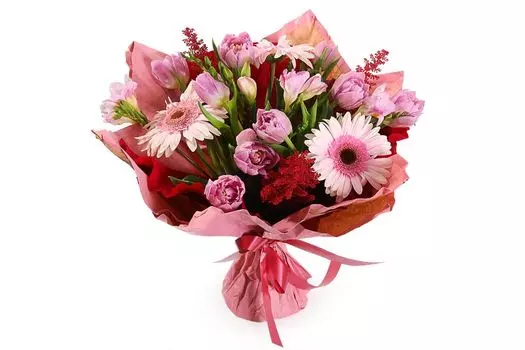 Букет Розовый рассвет