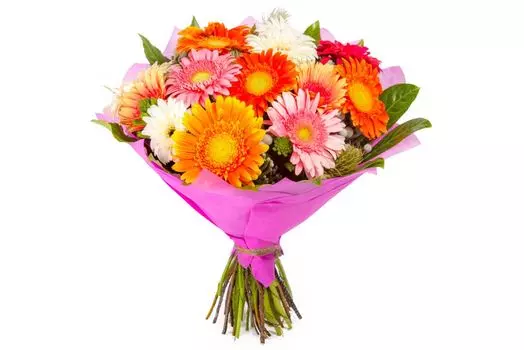 Букет с герберами Бонни и Клайд