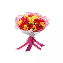 Букет с герберами Сияние кометы