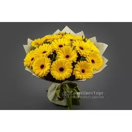 Букет с герберами Золотой ключик