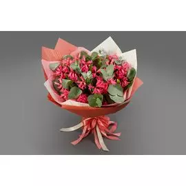 Букет с гиацинтами Тихий вечер