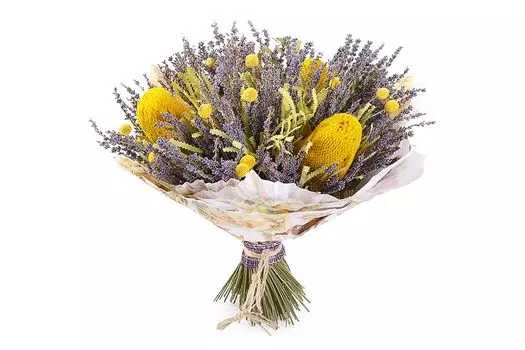 Букет с лавандой Звездопад