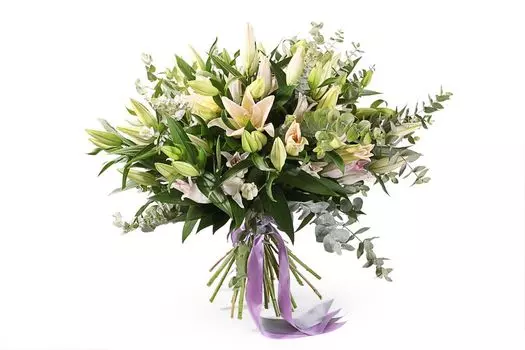 Букет с лилиями Шарм и Шик