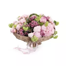 Букет с пионами Линии судьбы