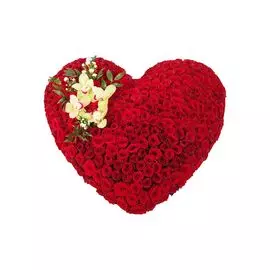 Букет Сердце из роз Премиум