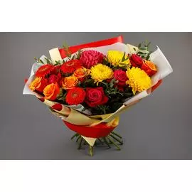 Букет Все цвета счастья