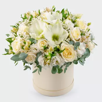 Букет в коробке Ангельские облака